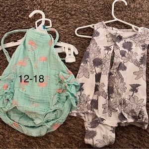 12-18 baby girl romper
